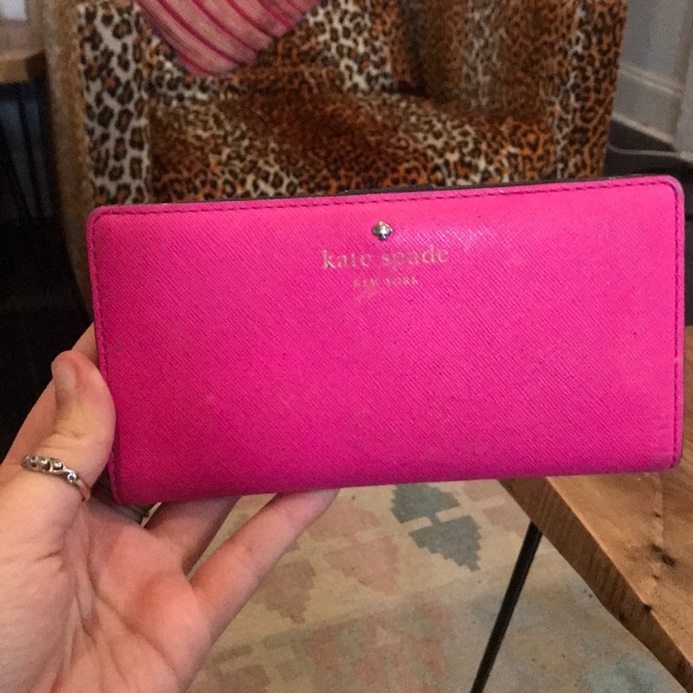 Kate Spade Peony Pink wallet